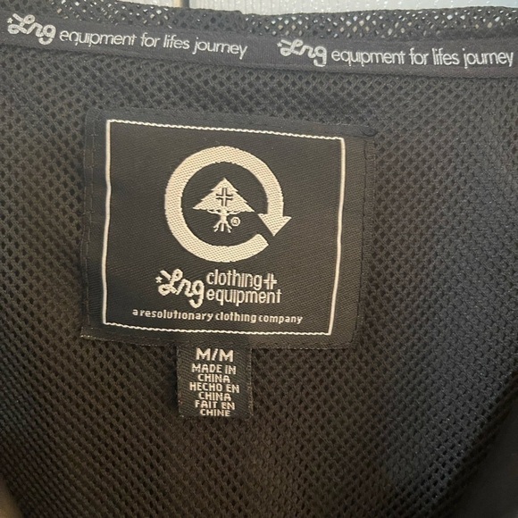 LRG Clothing & Equipment Hooded Jacket Black Gray Lightweight Outdoor Size M - Picture 3 of 5